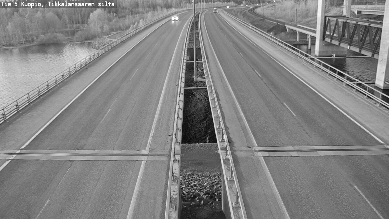 Weather Camera Image Väg 5 Kuopio, Tikkalansaari, Kuopio, Pohjois-Savo