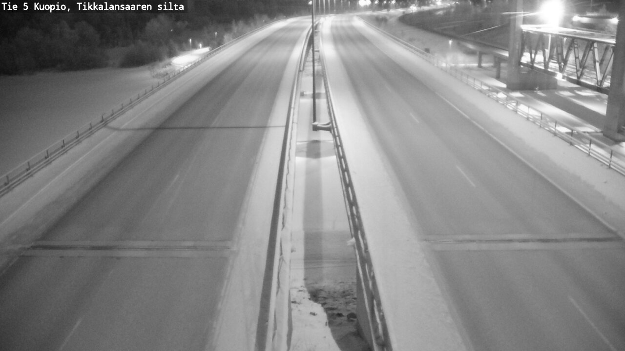 Weather Camera Image Väg 5 Kuopio, Tikkalansaari, Kuopio, Pohjois-Savo