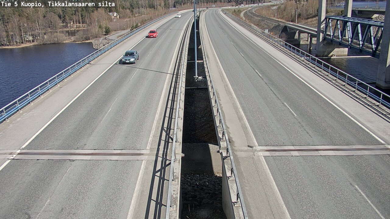 Weather Camera Image Väg 5 Kuopio, Tikkalansaari, Kuopio, Pohjois-Savo