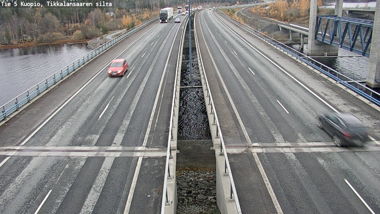 Weather Camera Image Väg 5 Kuopio, Tikkalansaari, Kuopio, Pohjois-Savo