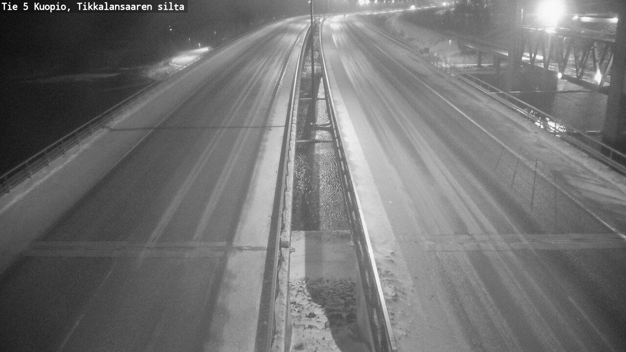 Weather Camera Image Road 5 Kuopio, Tikkalansaari, Kuopio, Pohjois-Savo
