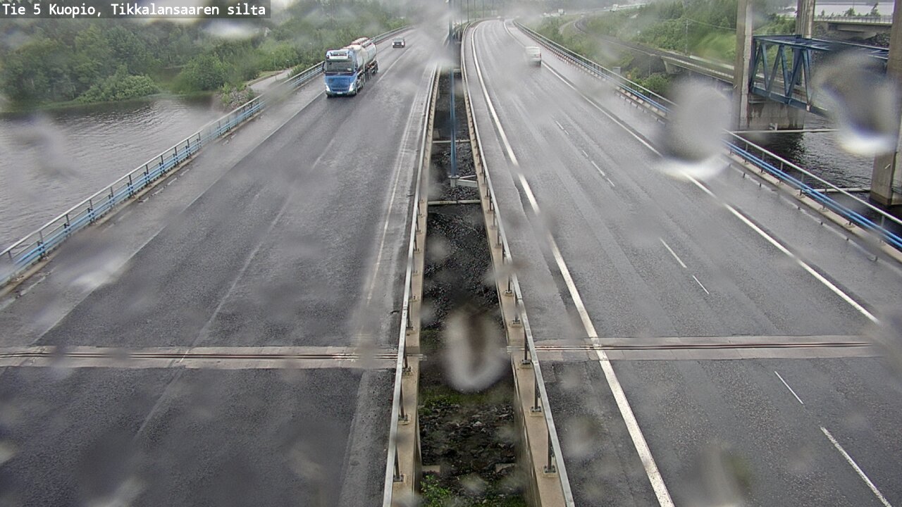 Weather Camera Image Väg 5 Kuopio, Tikkalansaari, Kuopio, Pohjois-Savo