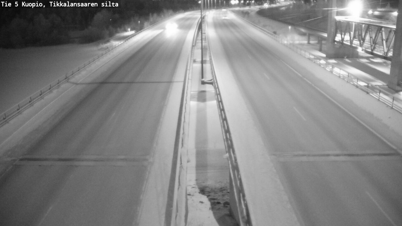 Weather Camera Image Road 5 Kuopio, Tikkalansaari, Kuopio, Pohjois-Savo