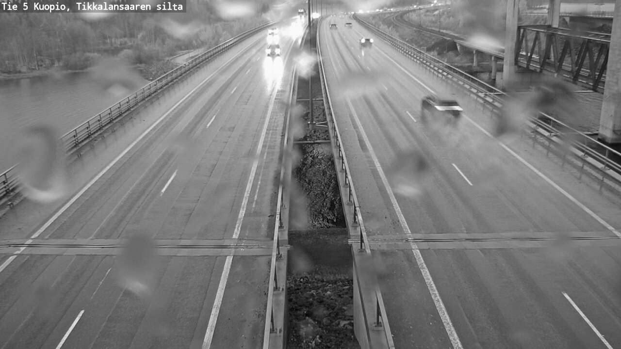Weather Camera Image Väg 5 Kuopio, Tikkalansaari, Kuopio, Pohjois-Savo