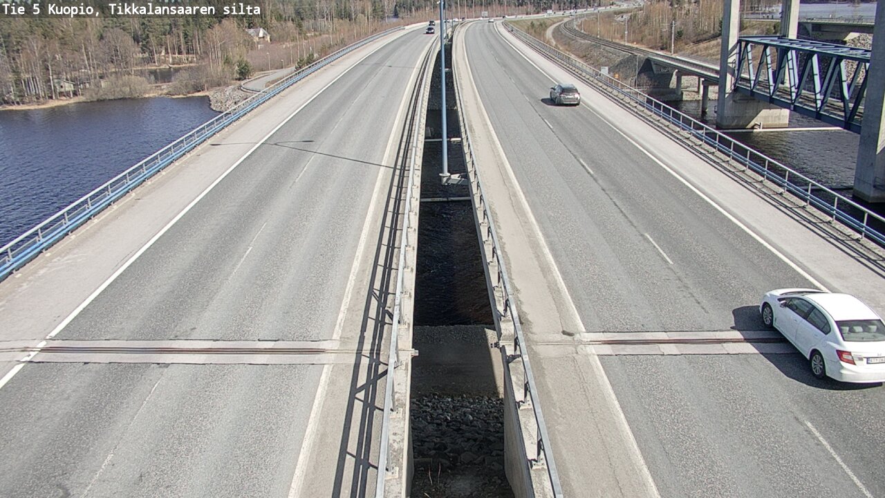 Weather Camera Image Väg 5 Kuopio, Tikkalansaari, Kuopio, Pohjois-Savo