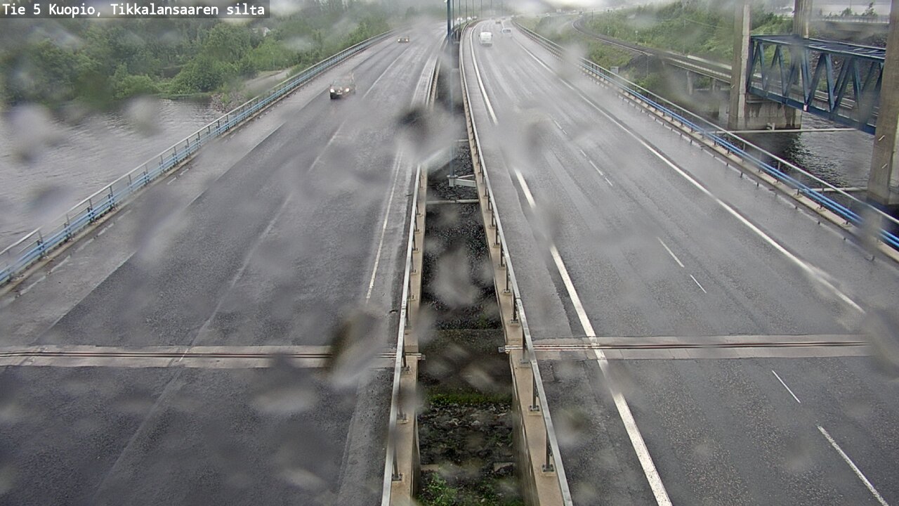 Weather Camera Image Väg 5 Kuopio, Tikkalansaari, Kuopio, Pohjois-Savo