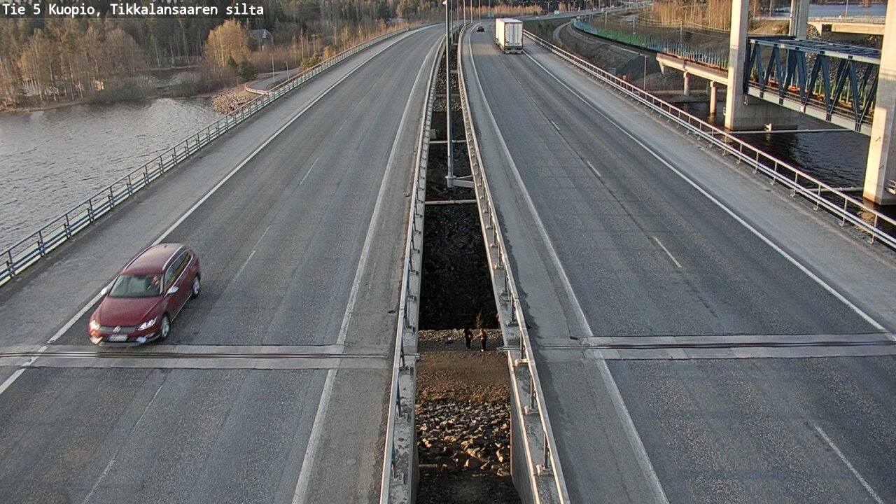 Weather Camera Image Väg 5 Kuopio, Tikkalansaari, Kuopio, Pohjois-Savo
