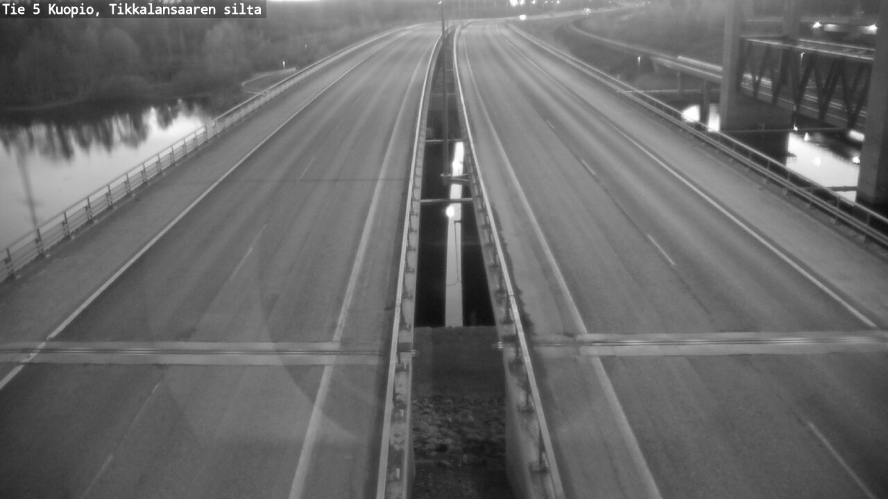 Weather Camera Image Väg 5 Kuopio, Tikkalansaari, Kuopio, Pohjois-Savo