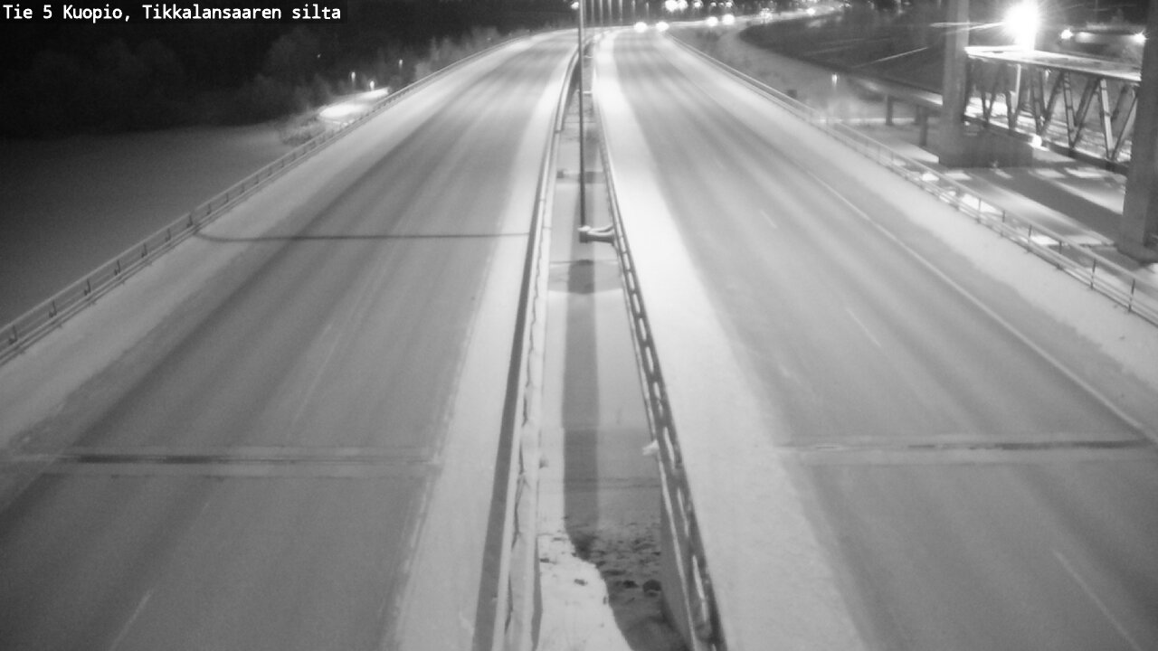 Weather Camera Image Väg 5 Kuopio, Tikkalansaari, Kuopio, Pohjois-Savo