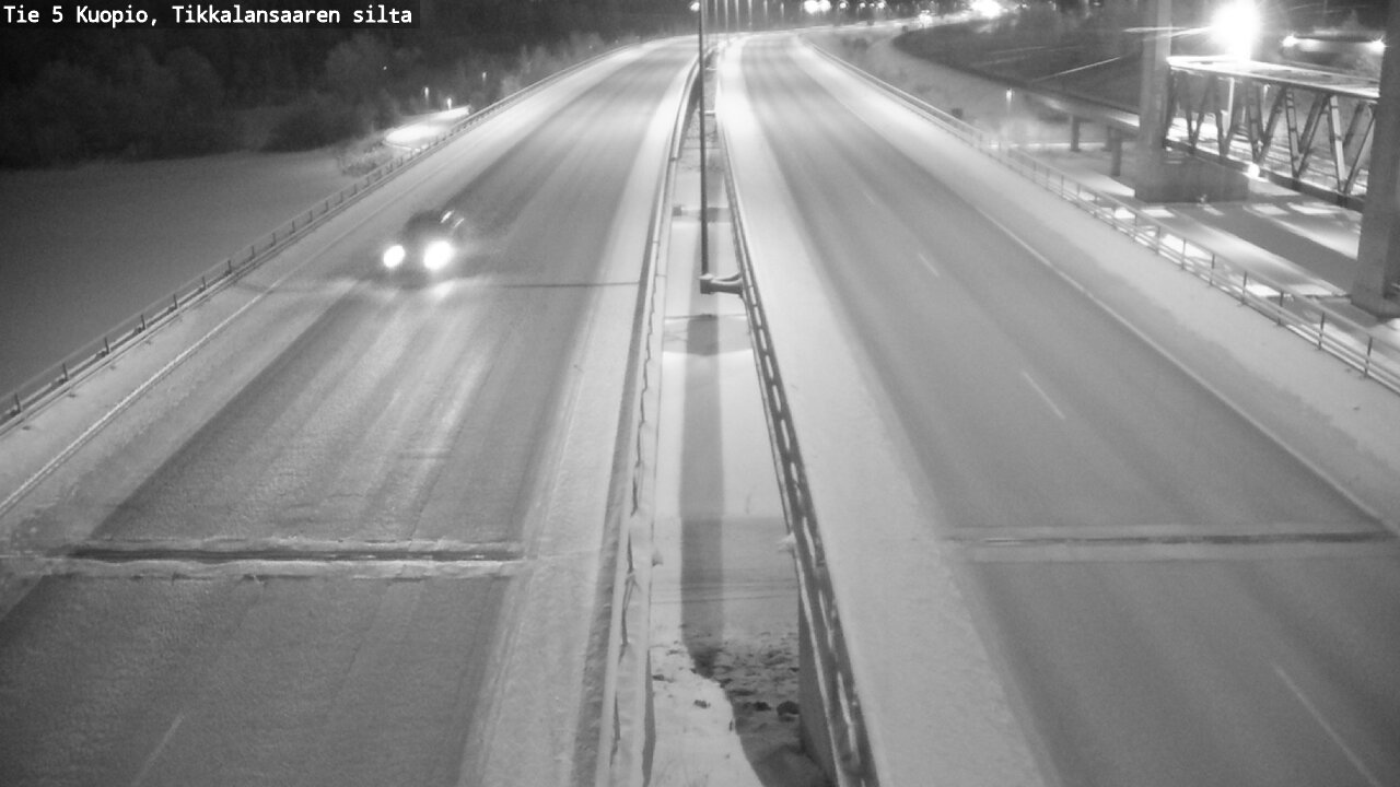 Weather Camera Image Väg 5 Kuopio, Tikkalansaari, Kuopio, Pohjois-Savo