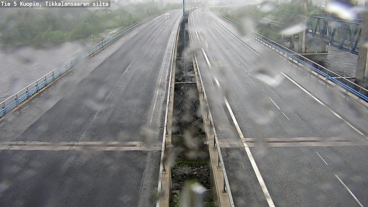 Weather Camera Image Väg 5 Kuopio, Tikkalansaari, Kuopio, Pohjois-Savo