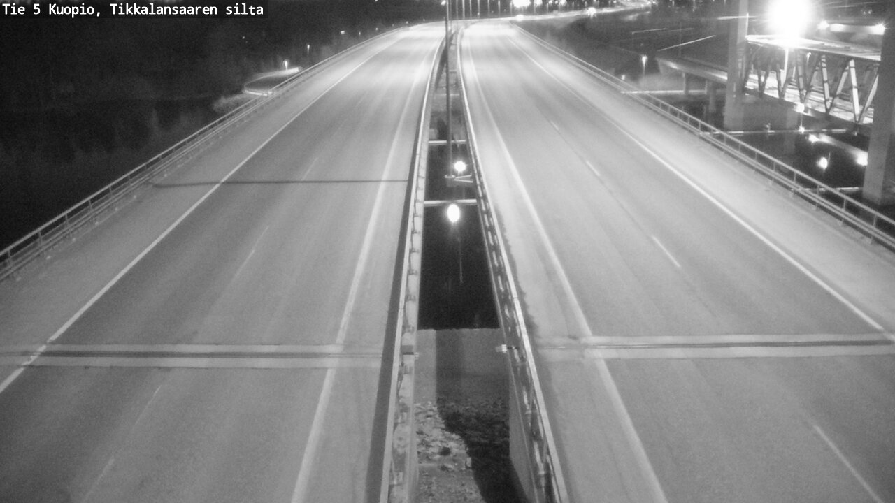 Weather Camera Image Väg 5 Kuopio, Tikkalansaari, Kuopio, Pohjois-Savo