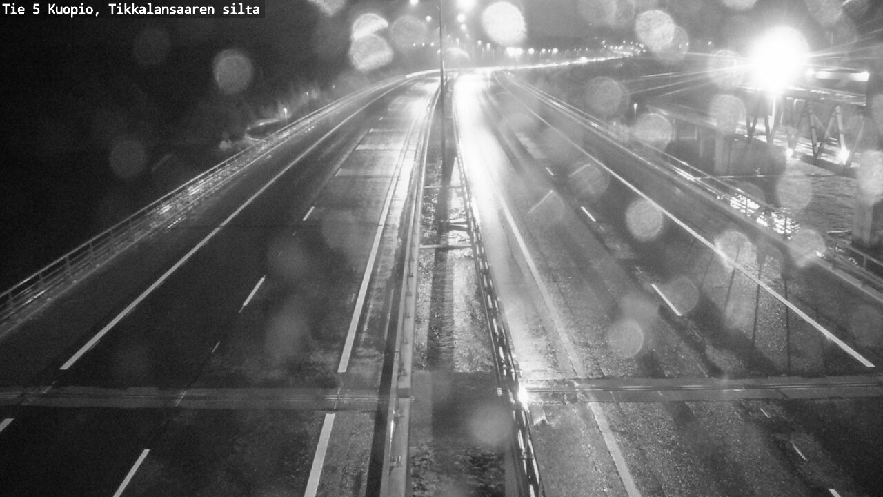 Weather Camera Image Väg 5 Kuopio, Tikkalansaari, Kuopio, Pohjois-Savo