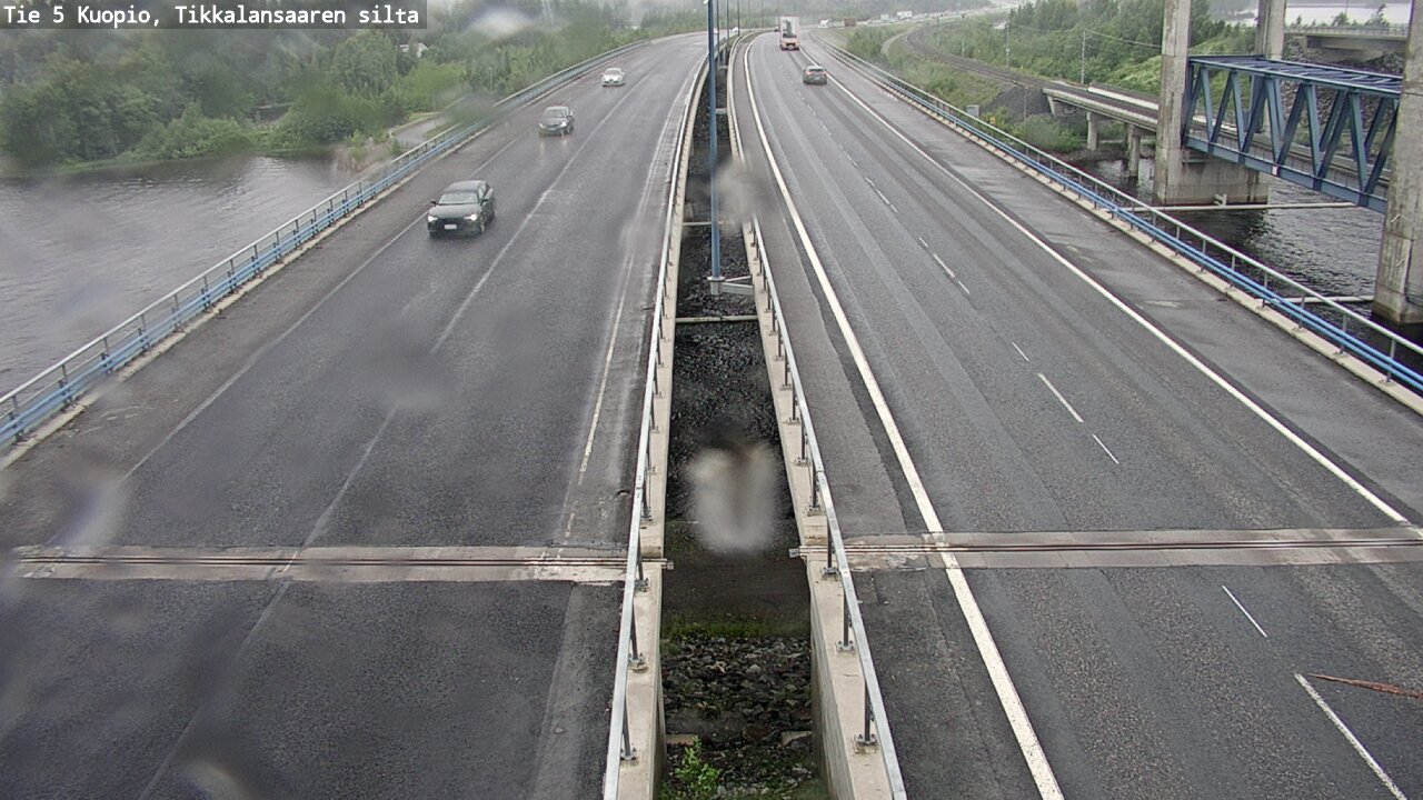 Weather Camera Image Väg 5 Kuopio, Tikkalansaari, Kuopio, Pohjois-Savo