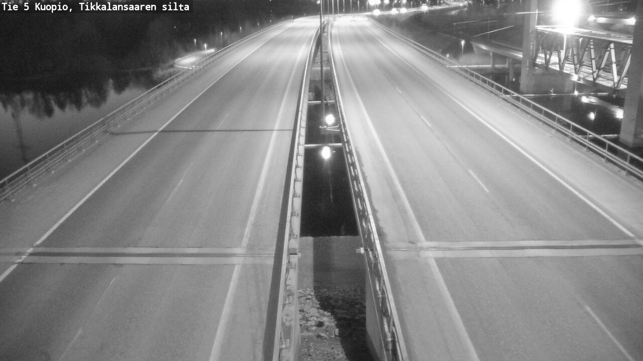 Weather Camera Image Väg 5 Kuopio, Tikkalansaari, Kuopio, Pohjois-Savo