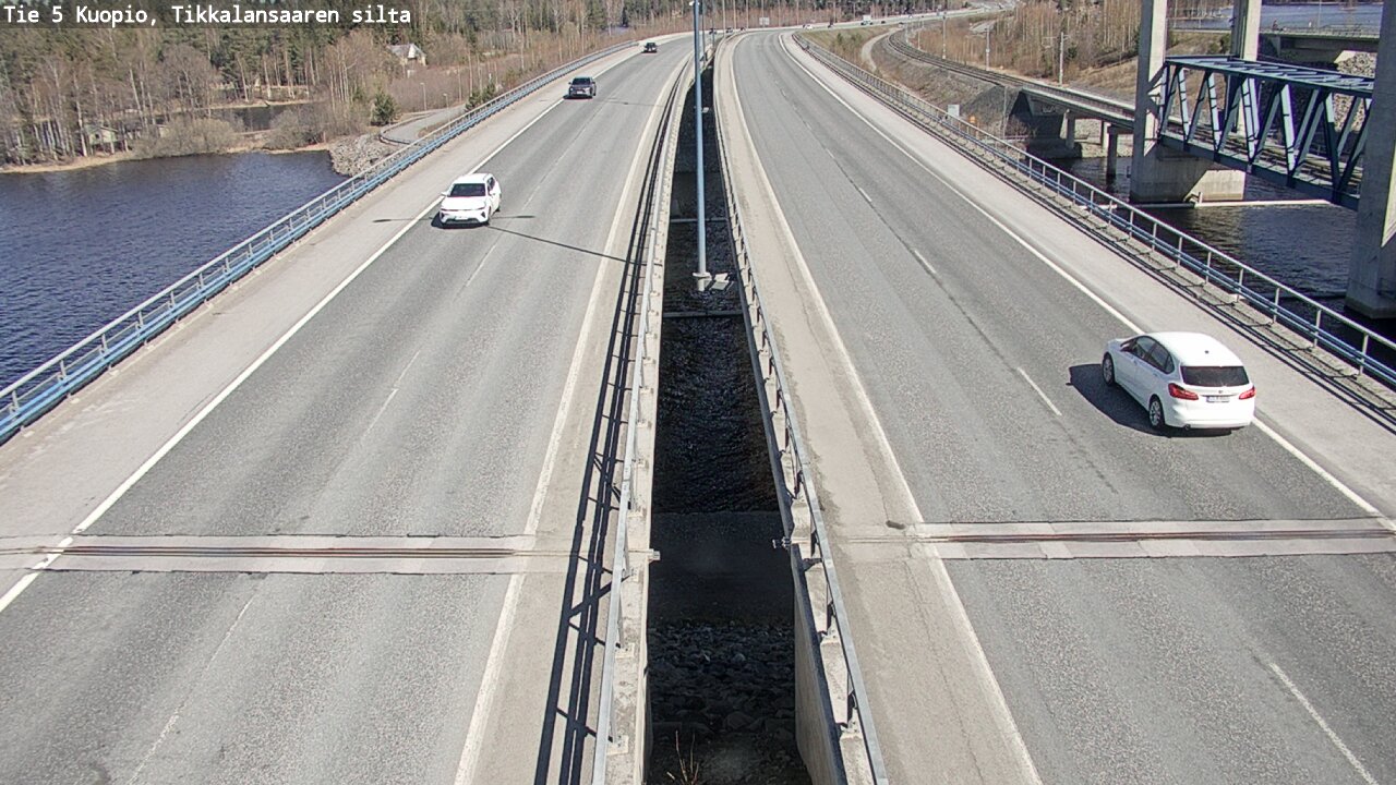 Weather Camera Image Väg 5 Kuopio, Tikkalansaari, Kuopio, Pohjois-Savo