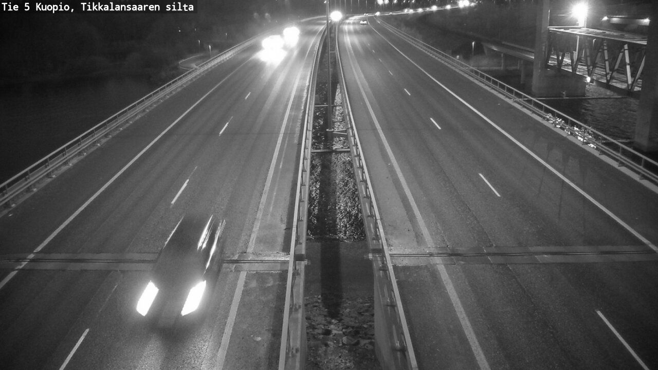 Weather Camera Image Väg 5 Kuopio, Tikkalansaari, Kuopio, Pohjois-Savo
