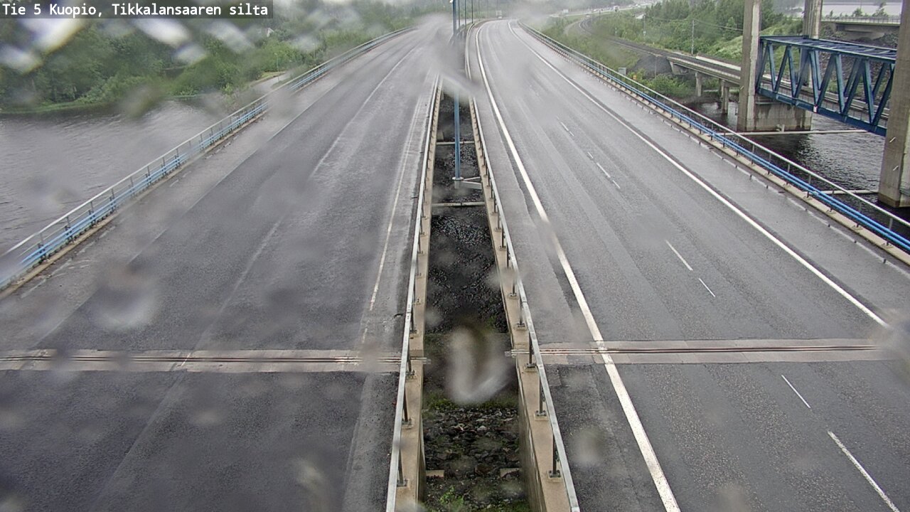 Weather Camera Image Väg 5 Kuopio, Tikkalansaari, Kuopio, Pohjois-Savo
