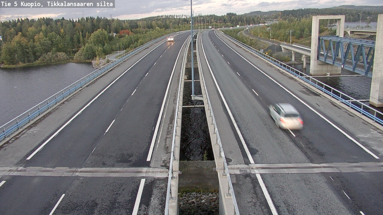 Weather Camera Image Väg 5 Kuopio, Tikkalansaari, Kuopio, Pohjois-Savo