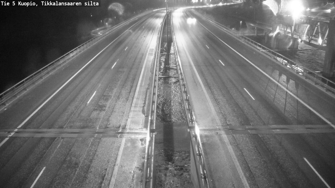 Weather Camera Image Road 5 Kuopio, Tikkalansaari, Kuopio, Pohjois-Savo