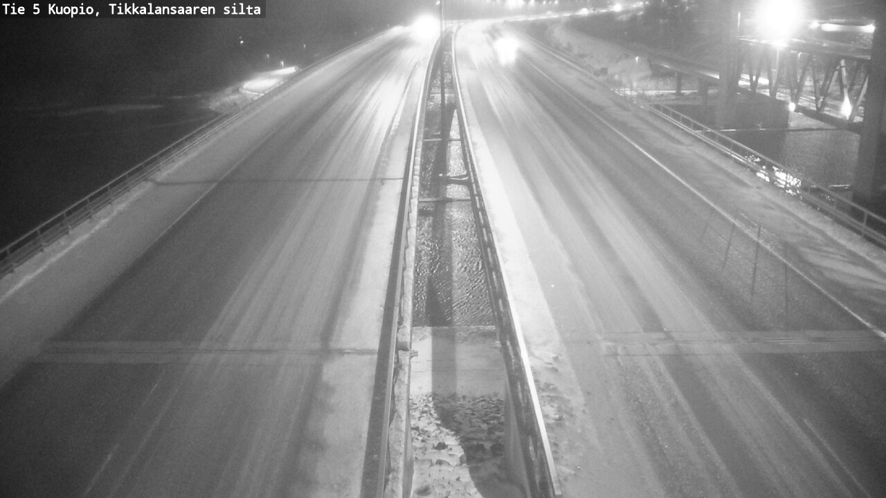 Weather Camera Image Road 5 Kuopio, Tikkalansaari, Kuopio, Pohjois-Savo