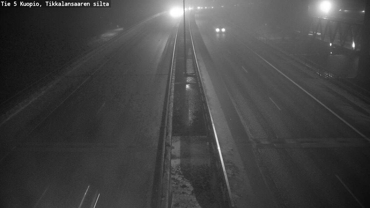 Weather Camera Image Road 5 Kuopio, Tikkalansaari, Kuopio, Pohjois-Savo