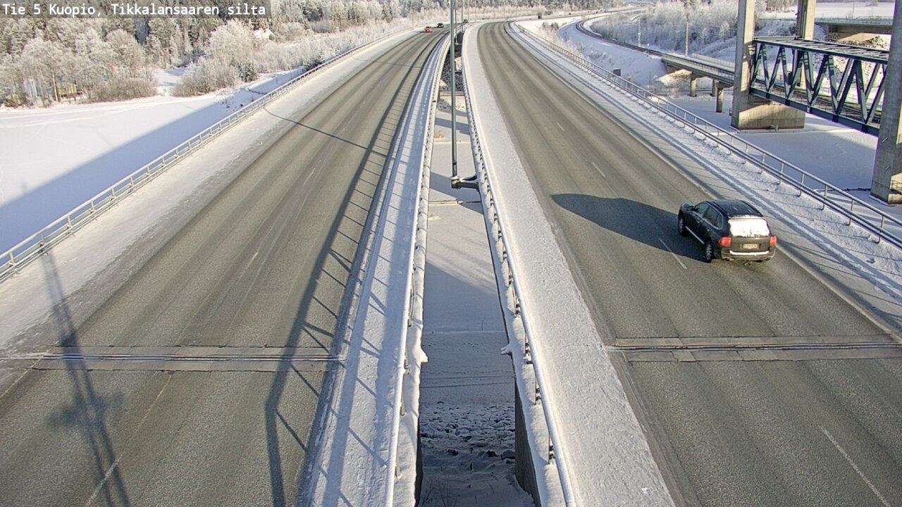 Weather Camera Image Väg 5 Kuopio, Tikkalansaari, Kuopio, Pohjois-Savo