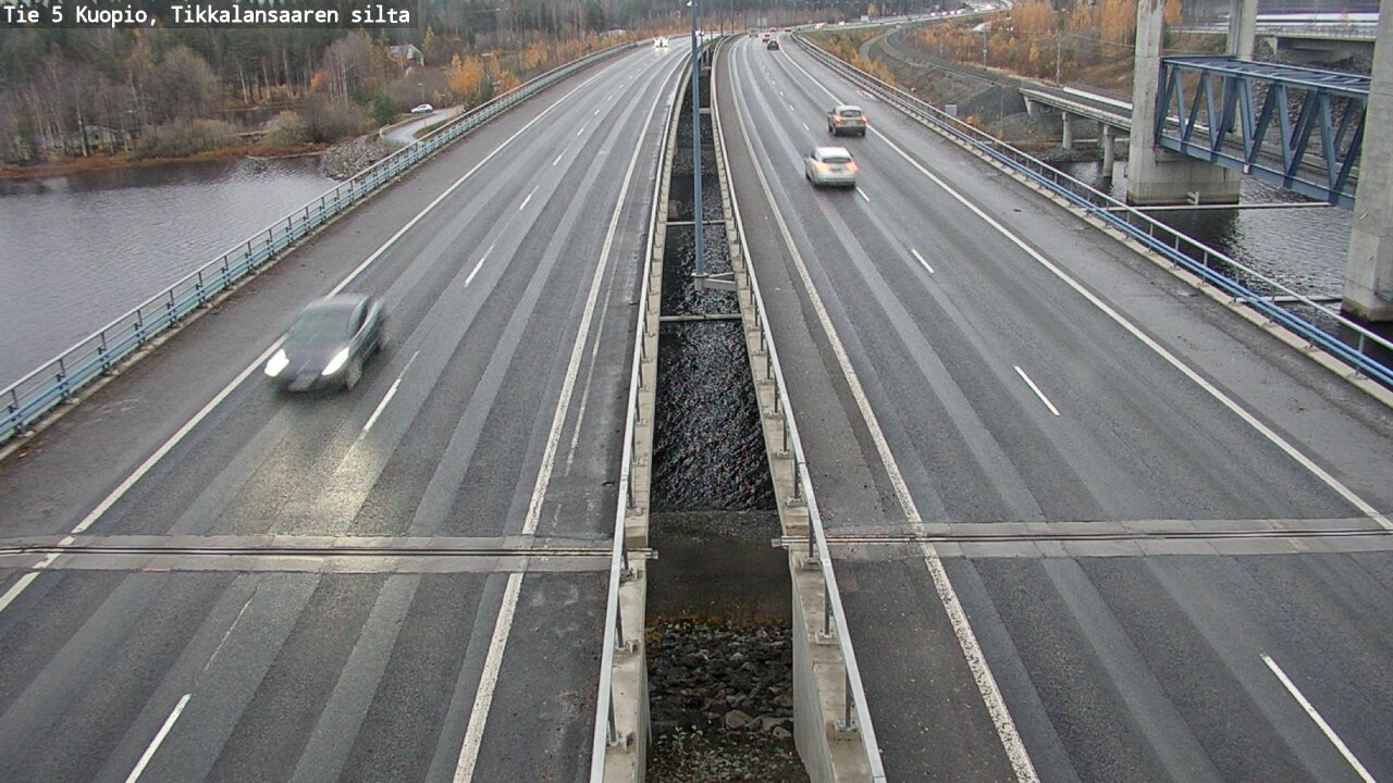 Weather Camera Image Väg 5 Kuopio, Tikkalansaari, Kuopio, Pohjois-Savo
