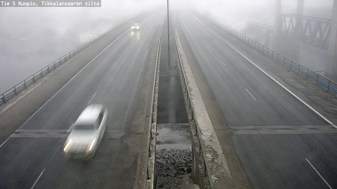 Weather Camera Image Road 5 Kuopio, Tikkalansaari, Kuopio, Pohjois-Savo