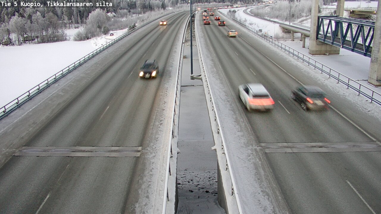 Kelikamerat Kuva Tie 5 Kuopio, Tikkalansaari, Kuopio, Pohjois-Savo