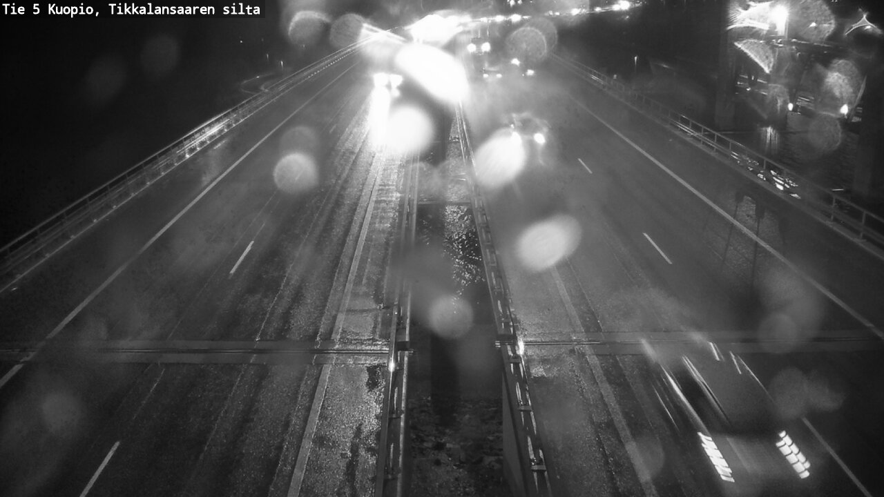 Weather Camera Image Väg 5 Kuopio, Tikkalansaari, Kuopio, Pohjois-Savo