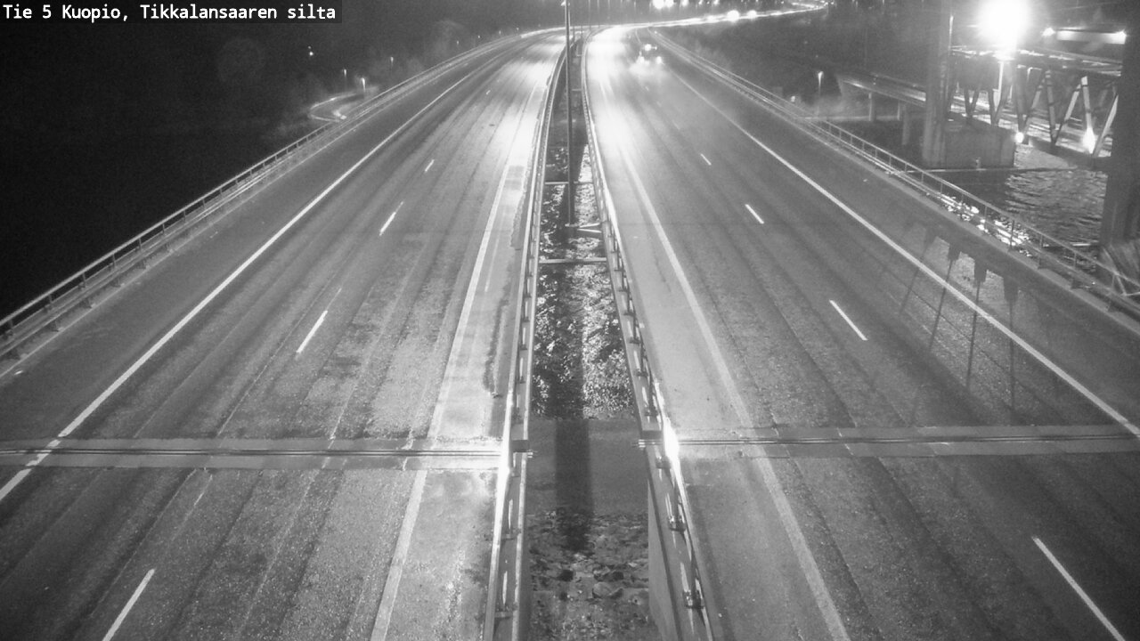 Weather Camera Image Road 5 Kuopio, Tikkalansaari, Kuopio, Pohjois-Savo