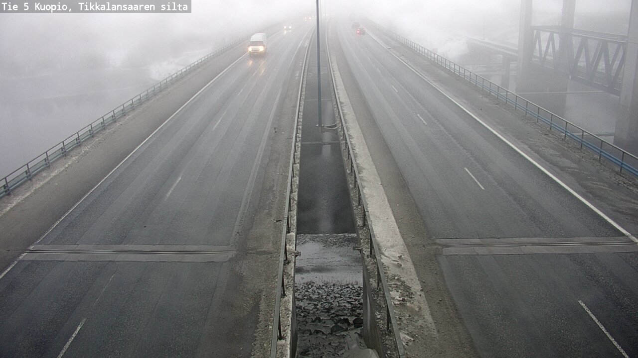 Weather Camera Image Road 5 Kuopio, Tikkalansaari, Kuopio, Pohjois-Savo