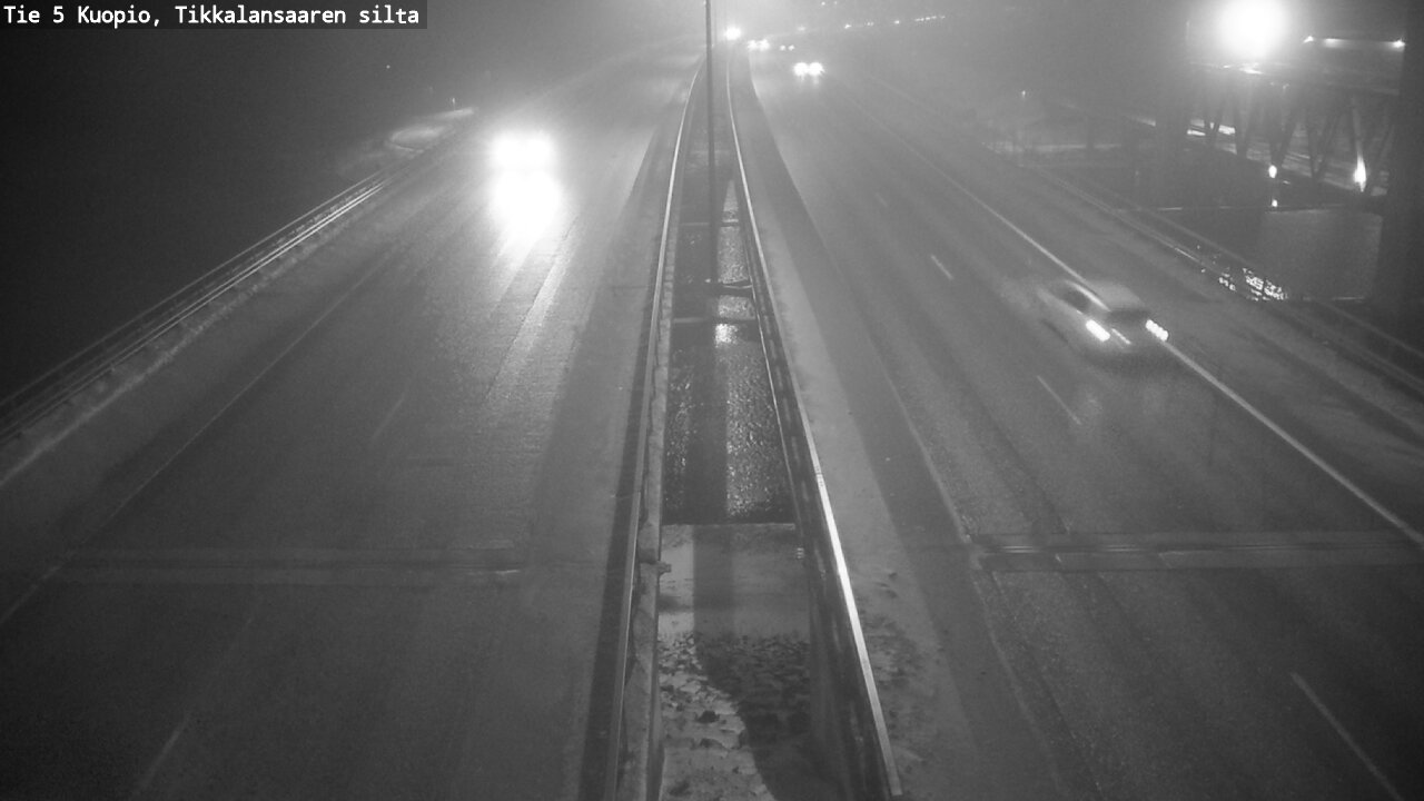 Weather Camera Image Road 5 Kuopio, Tikkalansaari, Kuopio, Pohjois-Savo