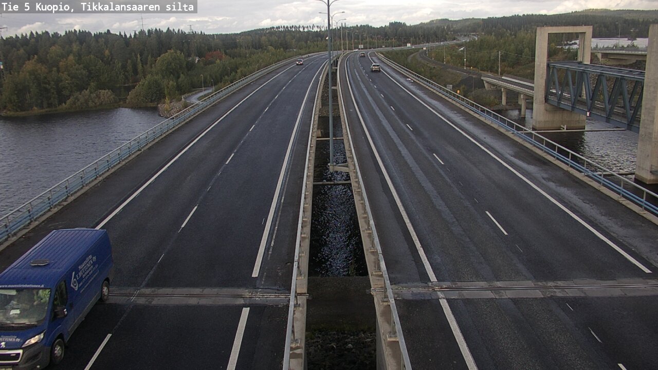 Weather Camera Image Väg 5 Kuopio, Tikkalansaari, Kuopio, Pohjois-Savo
