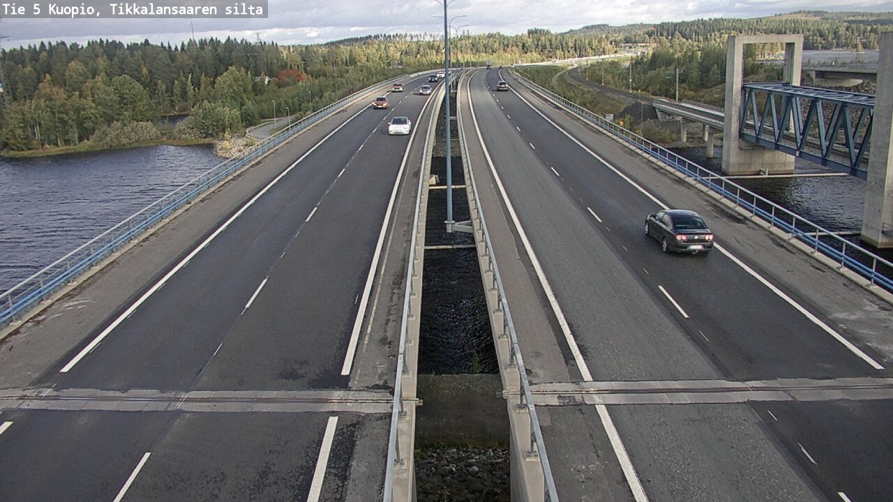 Kelikamerat Kuva Tie 5 Kuopio, Tikkalansaari, Kuopio, Pohjois-Savo