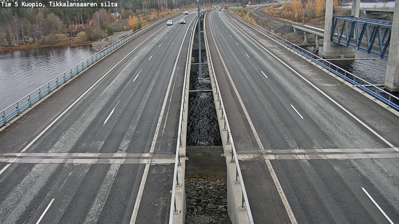 Weather Camera Image Väg 5 Kuopio, Tikkalansaari, Kuopio, Pohjois-Savo