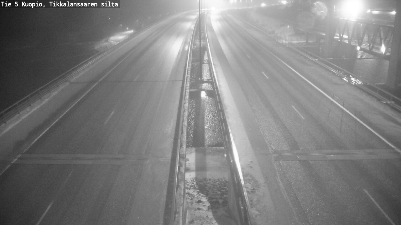 Weather Camera Image Road 5 Kuopio, Tikkalansaari, Kuopio, Pohjois-Savo