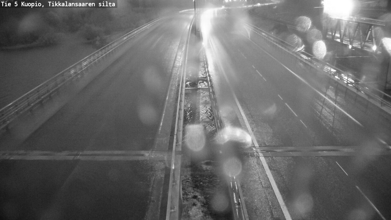 Weather Camera Image Road 5 Kuopio, Tikkalansaari, Kuopio, Pohjois-Savo