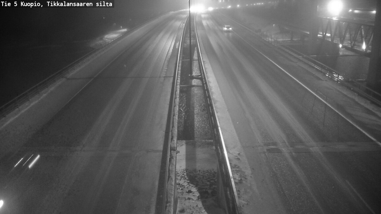 Weather Camera Image Road 5 Kuopio, Tikkalansaari, Kuopio, Pohjois-Savo