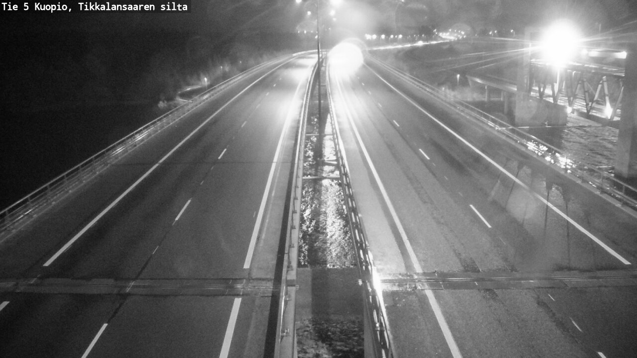 Weather Camera Image Väg 5 Kuopio, Tikkalansaari, Kuopio, Pohjois-Savo