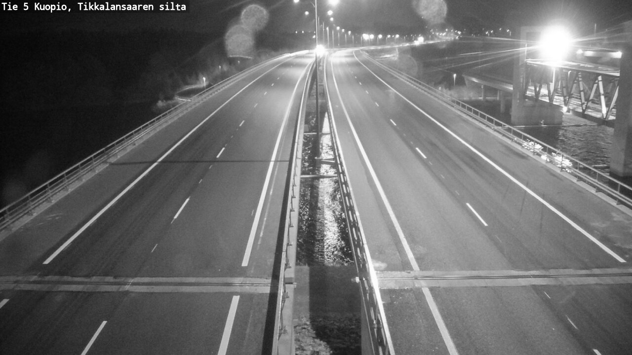 Weather Camera Image Väg 5 Kuopio, Tikkalansaari, Kuopio, Pohjois-Savo