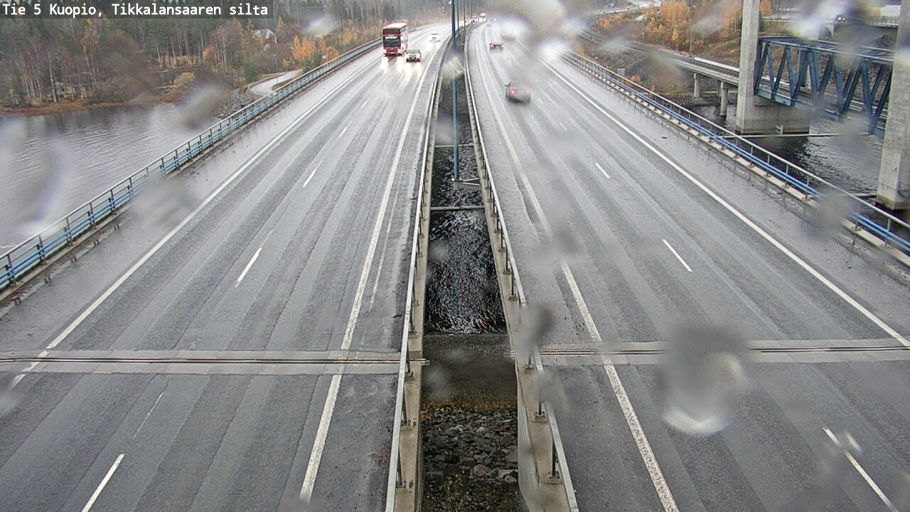 Weather Camera Image Väg 5 Kuopio, Tikkalansaari, Kuopio, Pohjois-Savo