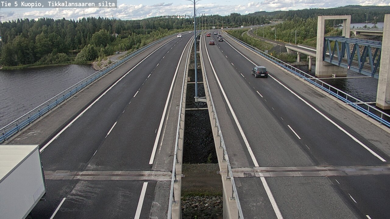 Kelikamerat Kuva Tie 5 Kuopio, Tikkalansaari, Kuopio, Pohjois-Savo