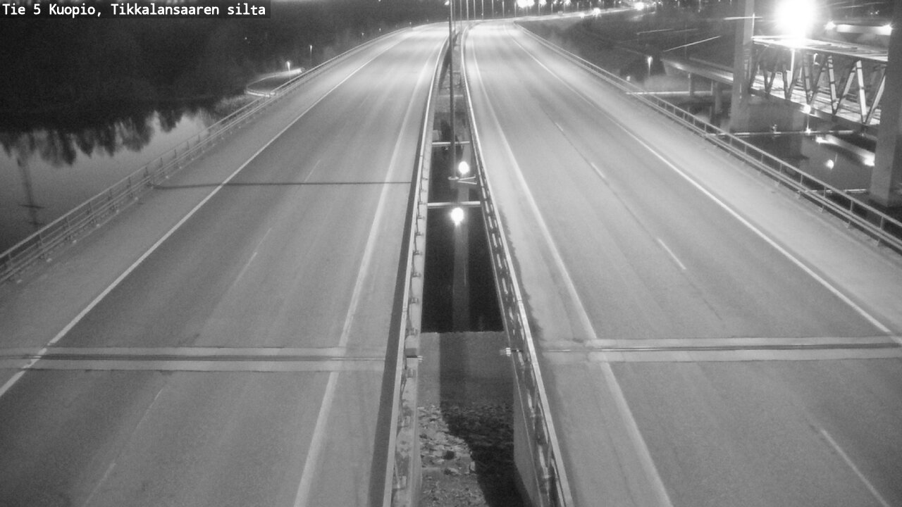 Weather Camera Image Väg 5 Kuopio, Tikkalansaari, Kuopio, Pohjois-Savo
