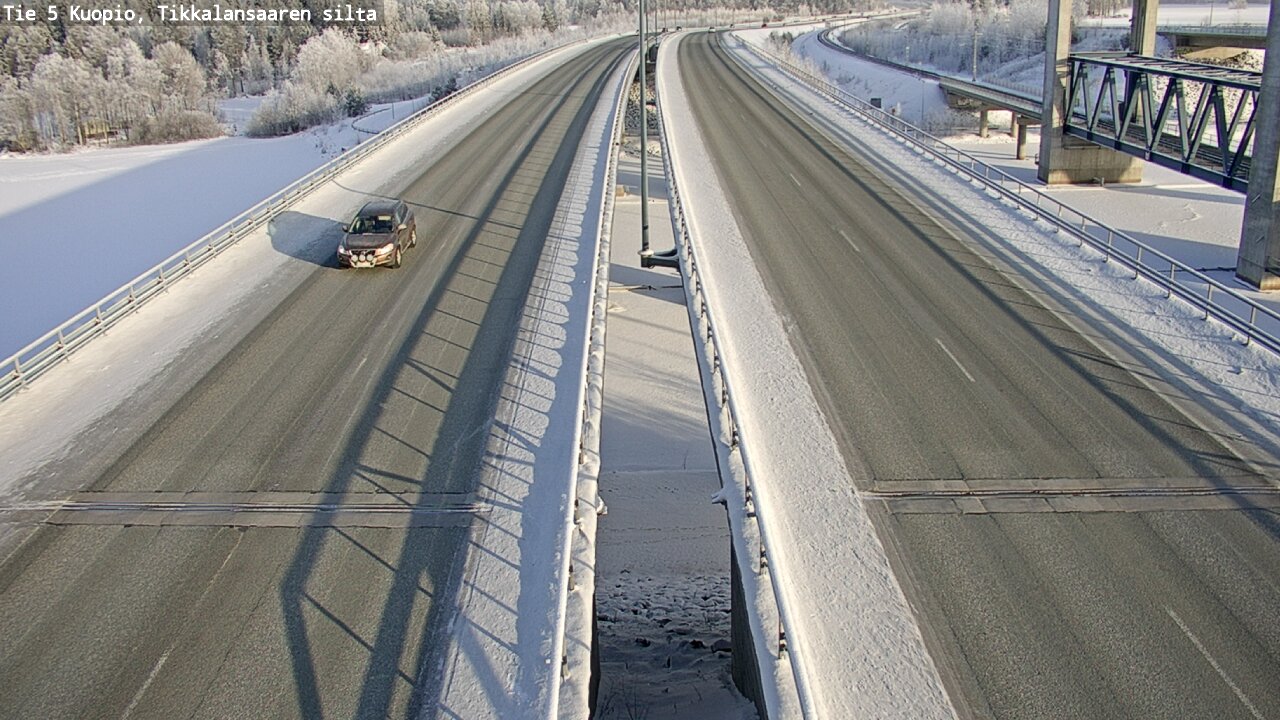 Weather Camera Image Väg 5 Kuopio, Tikkalansaari, Kuopio, Pohjois-Savo