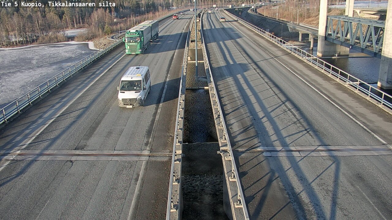 Kelikamerat Kuva Tie 5 Kuopio, Tikkalansaari, Kuopio, Pohjois-Savo