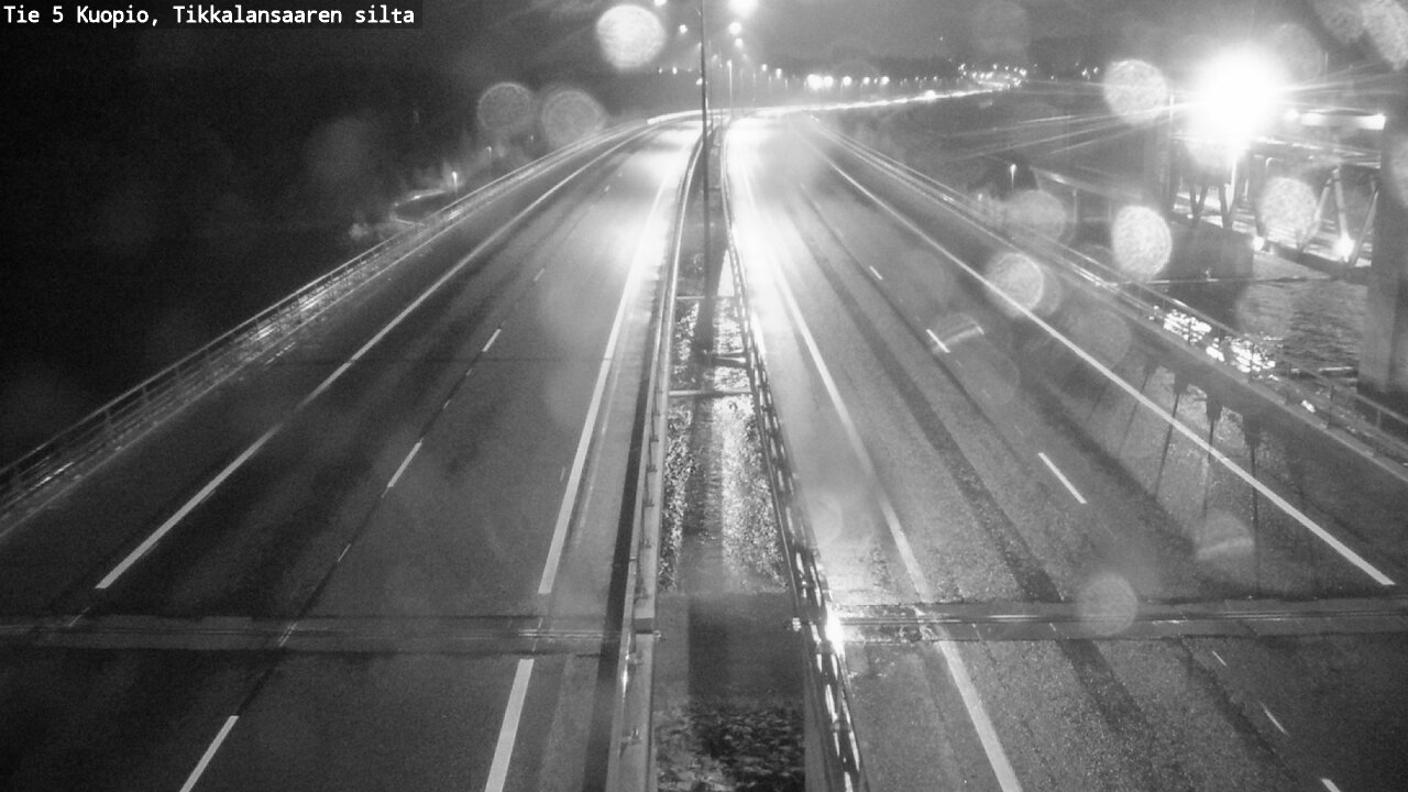 Weather Camera Image Väg 5 Kuopio, Tikkalansaari, Kuopio, Pohjois-Savo