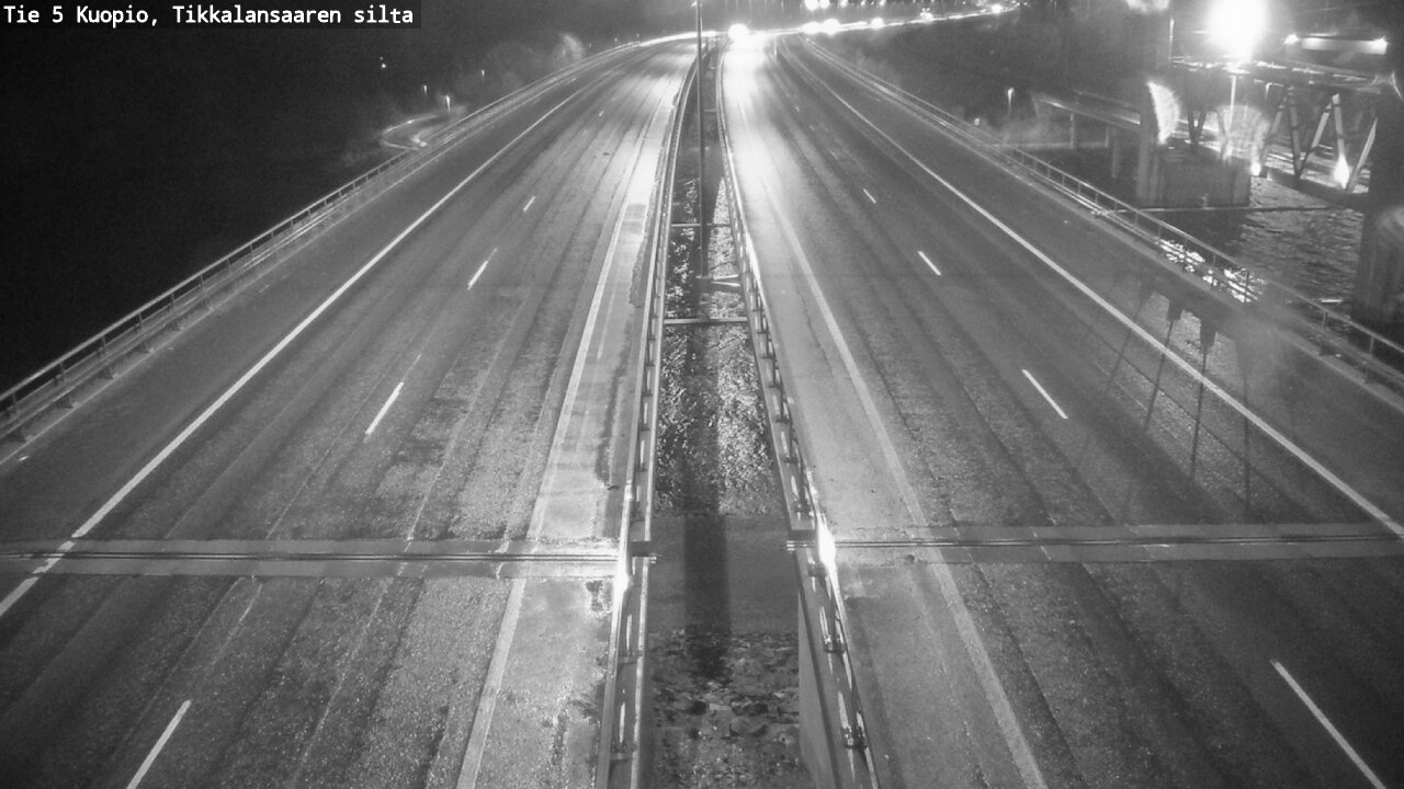 Weather Camera Image Road 5 Kuopio, Tikkalansaari, Kuopio, Pohjois-Savo