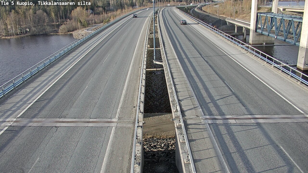 Weather Camera Image Väg 5 Kuopio, Tikkalansaari, Kuopio, Pohjois-Savo